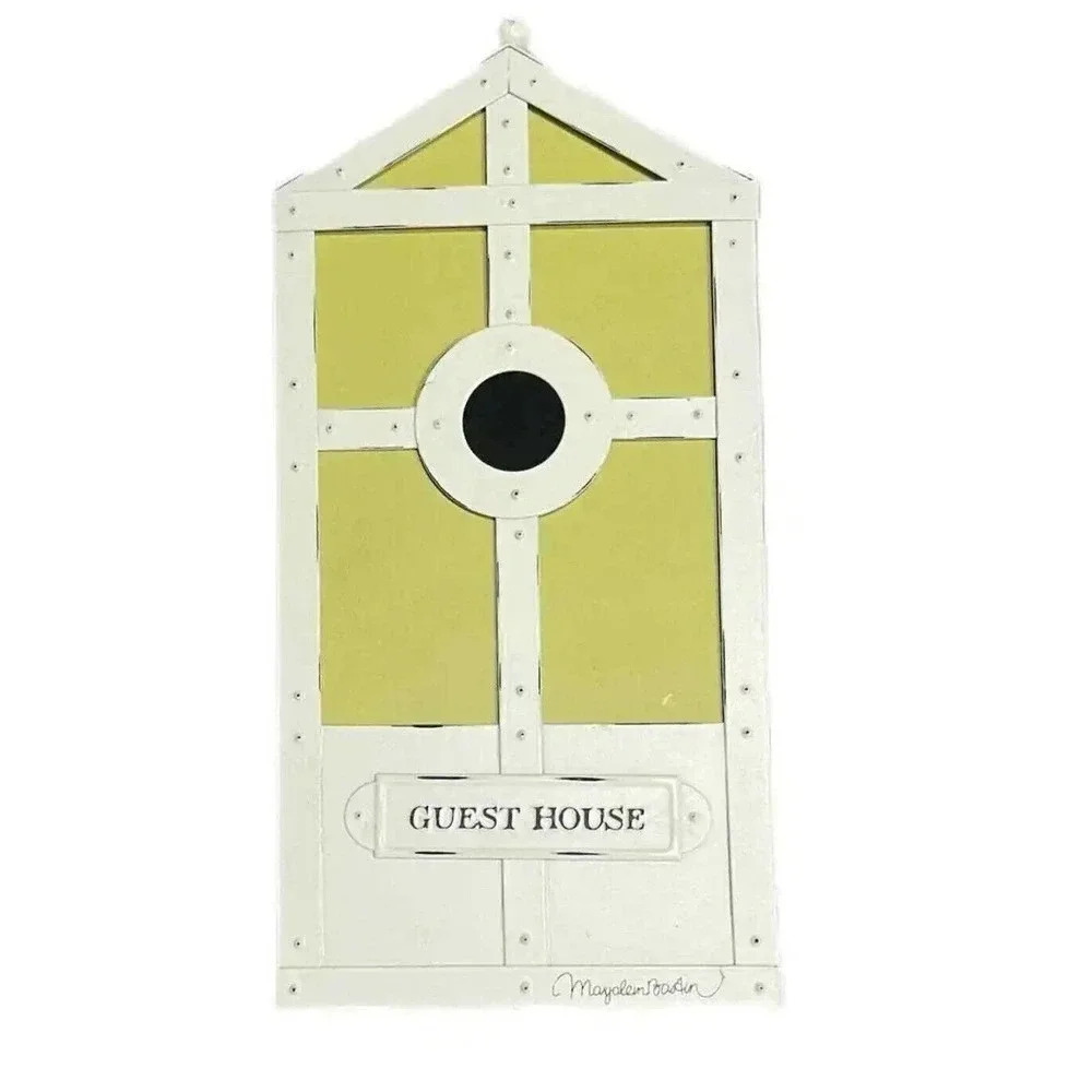 MARJOLEIN Bastin Guest House Green Metal Birdhouse Hallmark